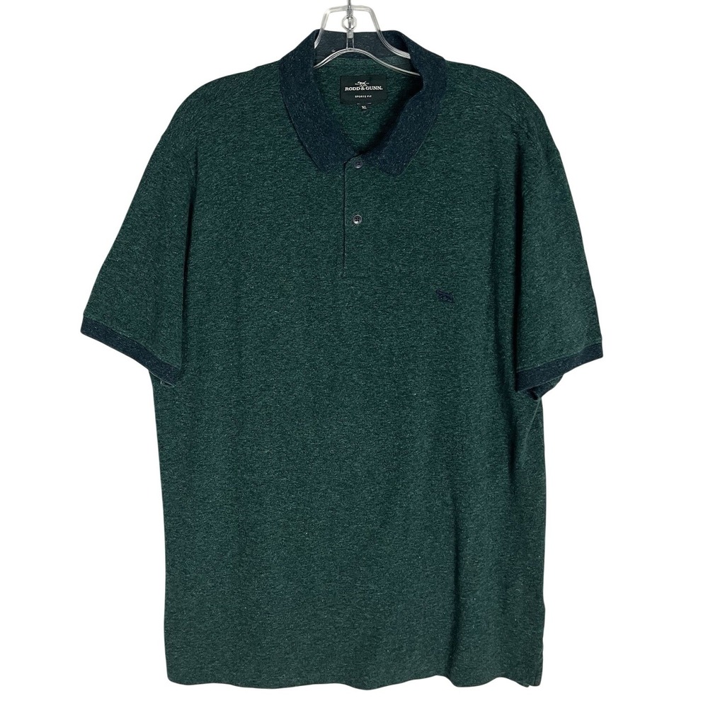 Rodd & Gunn Polo Shirt Mens XL Green Sports Fit 100% Cotton Short Sleeve